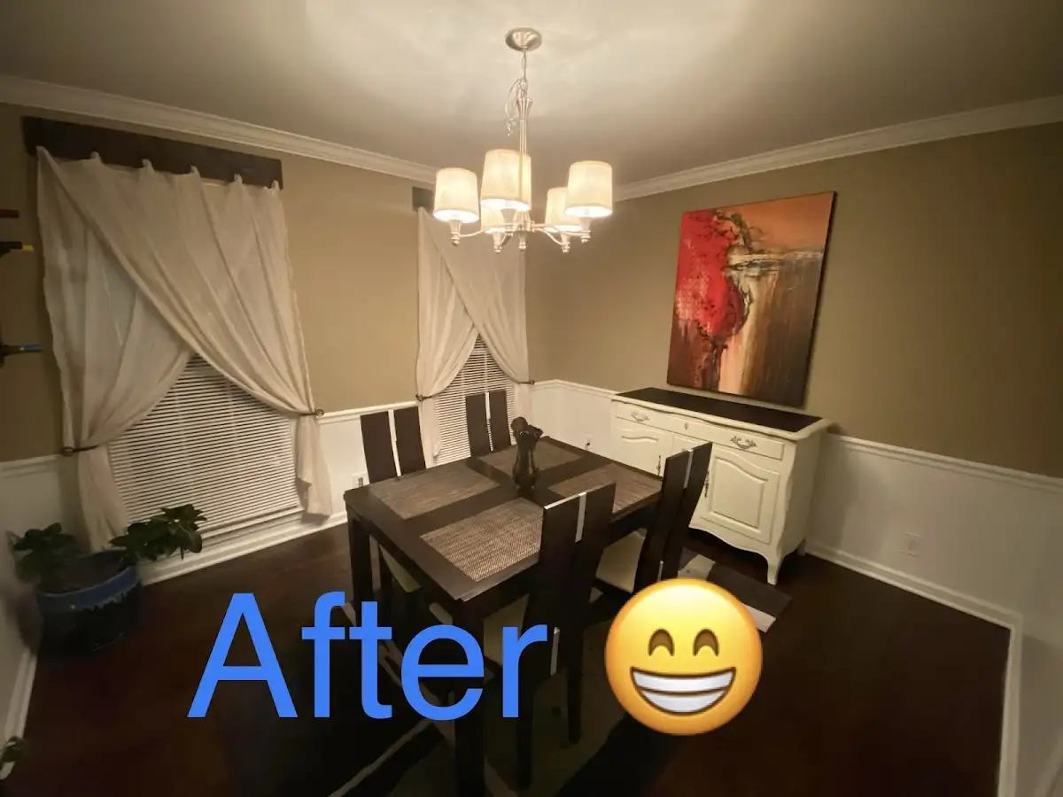 Professional dining room restoration after water damage in Castle Pines