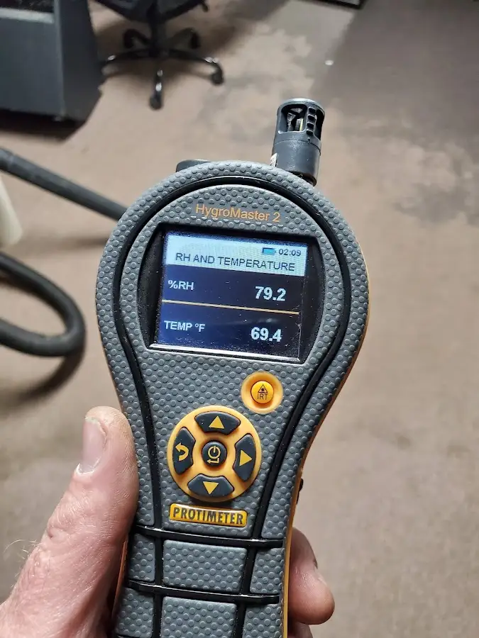 Moisture meter humidity assessment for Fire & Smoke Damage Restoration in Castle Pines